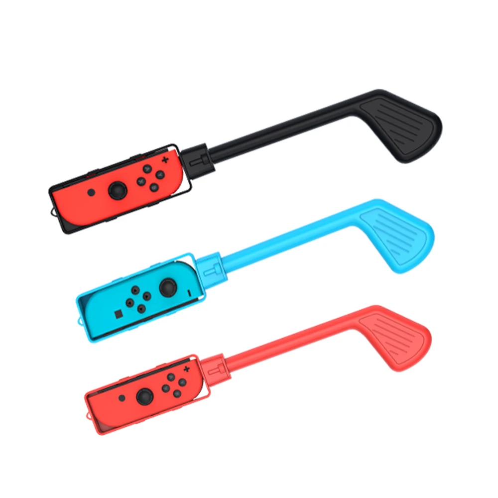 

8PCS 2021 New For Mario Golf: Super Rush Joycon Golf Clubs Club Handle Controller For Switch NS Console game Holder Accessories
