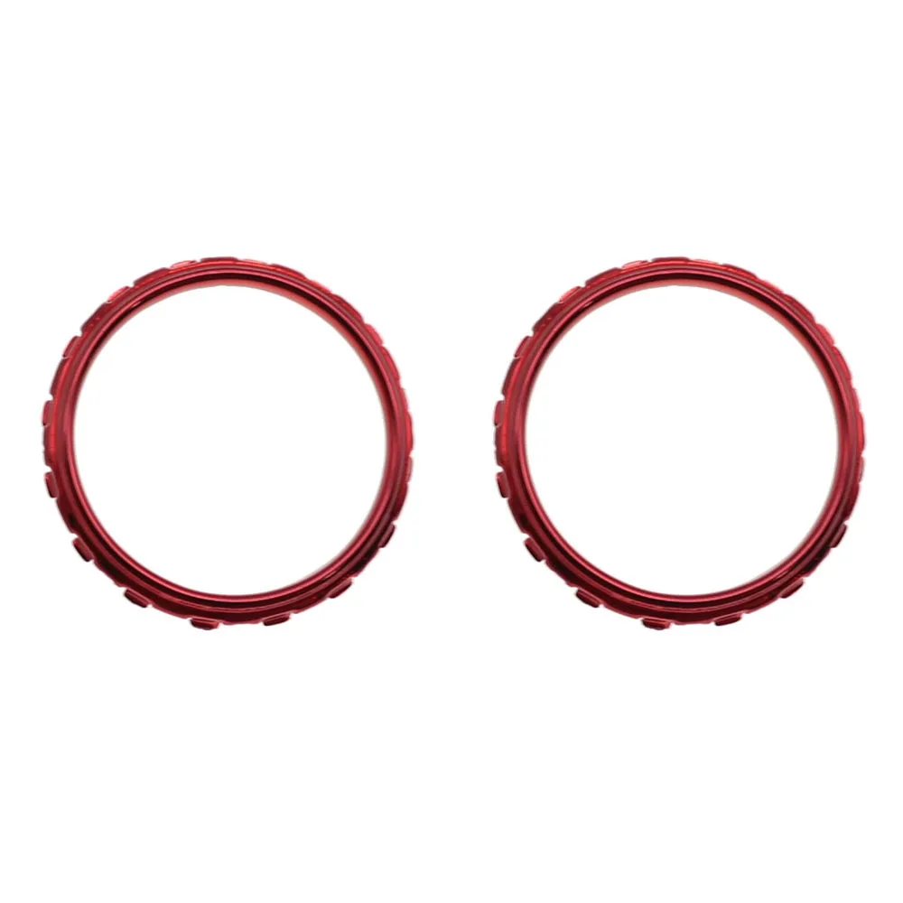 XOXNXEX 27 لون البلاستيك استبدال الملحقات لهجة خواتم لوحدة تحكم PS5