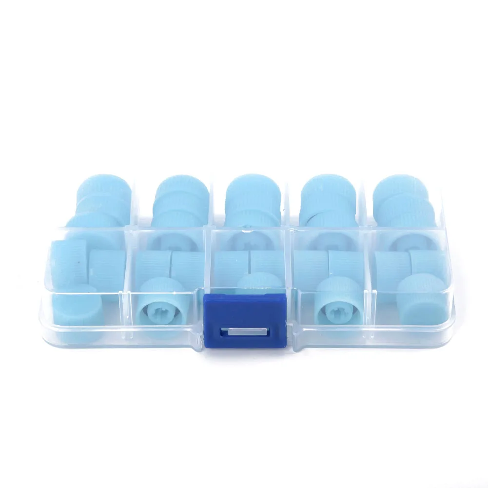 High Quality 30pcs AC Valve Cap Set Air Conditioner Refrigerant Car High Low Dust Cover Replacement High/Low Covers Accessories