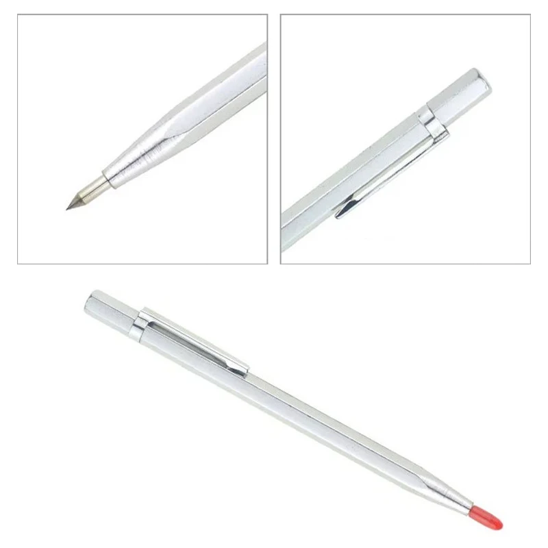 Tungsten Steel Tip Scriber Marking Etching Pen Marking Tools for Ceramics Glass Silicon Quartz Shell
