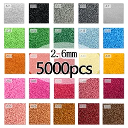 2.6mm Perler Mini Beads/5000pcs/bag Hama Beads PUPUKOU DIY Kids Iron Beads Fuse Handmade Gift Children Toy