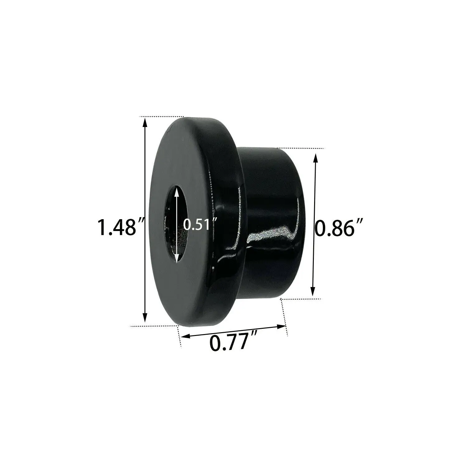 Handlebar Riser Damper Bushings Fit For Harley Softail Dyna Sportster 1986-2017 P/N 56165-03