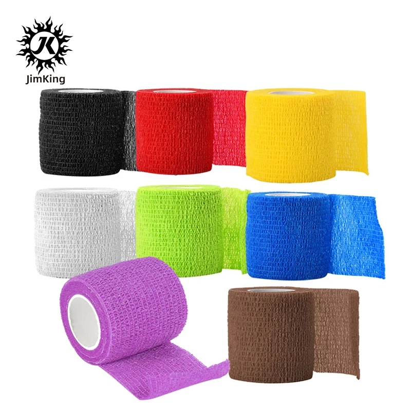 

Multiple Colour Tattoo Self-adhesive Elastic Bandage Tattoo Supplies Disposable Tattoo Grips Cover Elastic Bandage Accessories