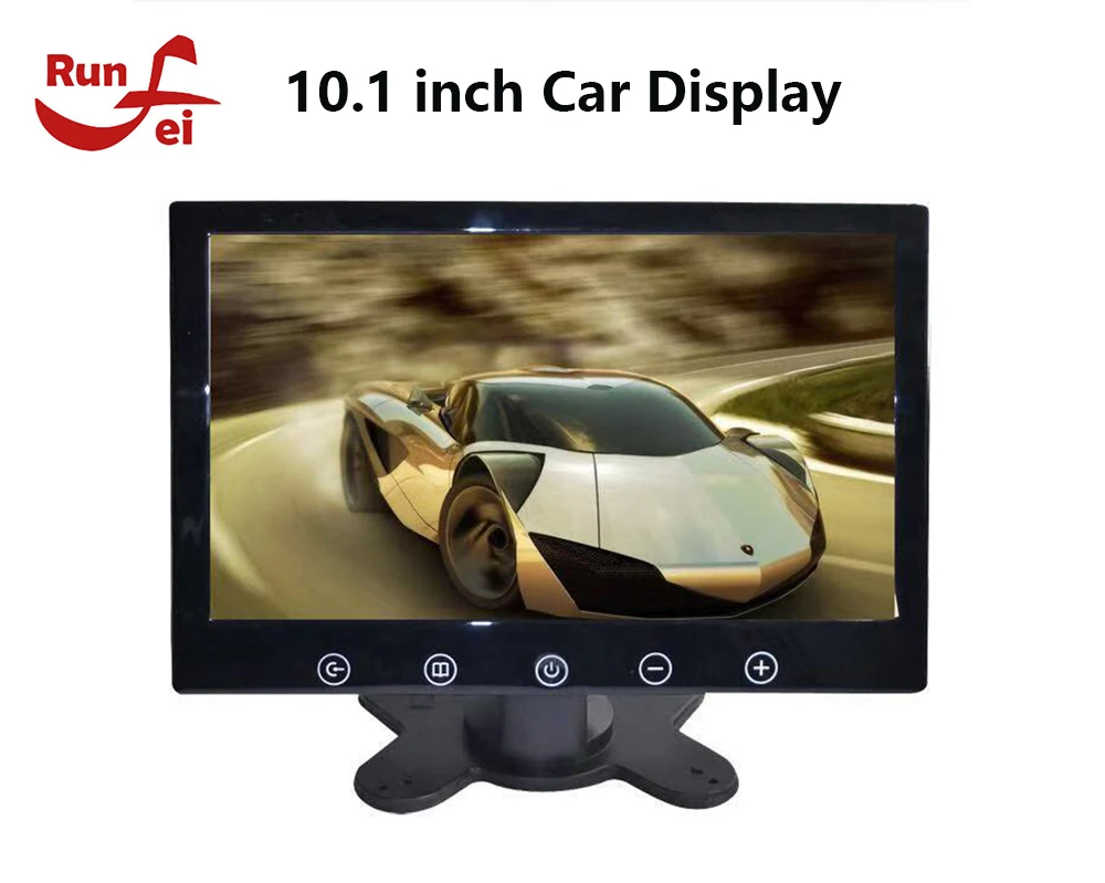 

10.1 inch Car Display AV Car Monitor Portable Display support PAL / NTSC Video Input 16:9 Car TV