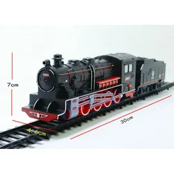Diecast Plastic 1:87 Scale Classic Chinese Steam Locomotive Train Model Black Adult Decoration Gift Display Boy Toys Gift
