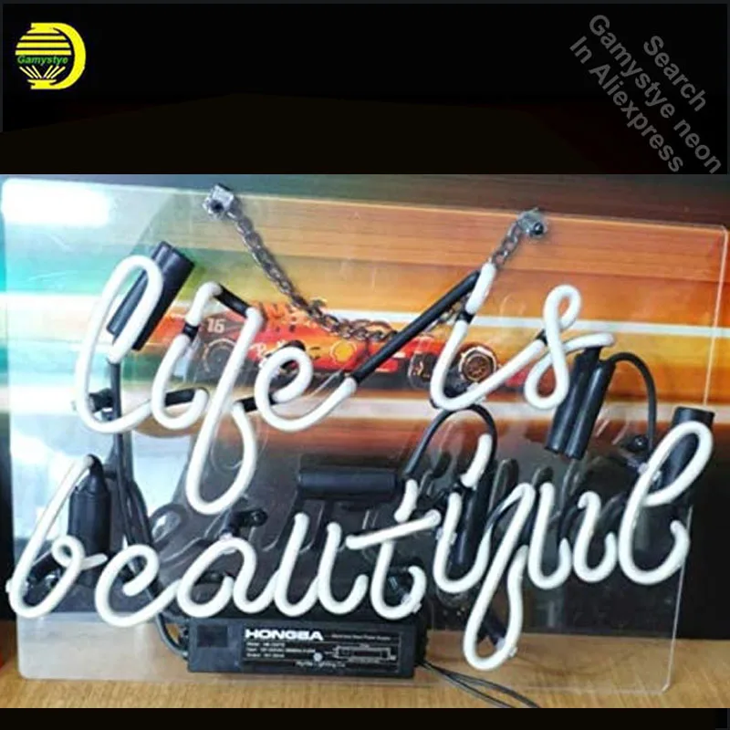 الزجاج الحقيقي ضوء النيون تسجيل المنزل البيرة بار حانة أضواء غرفة الترفيه سيدة الظهر الفتيات الجميلات تفعل ما تحب المشاعر الجيدة فقط #4