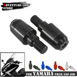 Motorcycle Handlebar Counterweight Plug Slider For YAMAHA TMAX560 TMAX 530 500 TMAX530 TMAX500 Handle Bar Ends Grips 7/8''22 MM