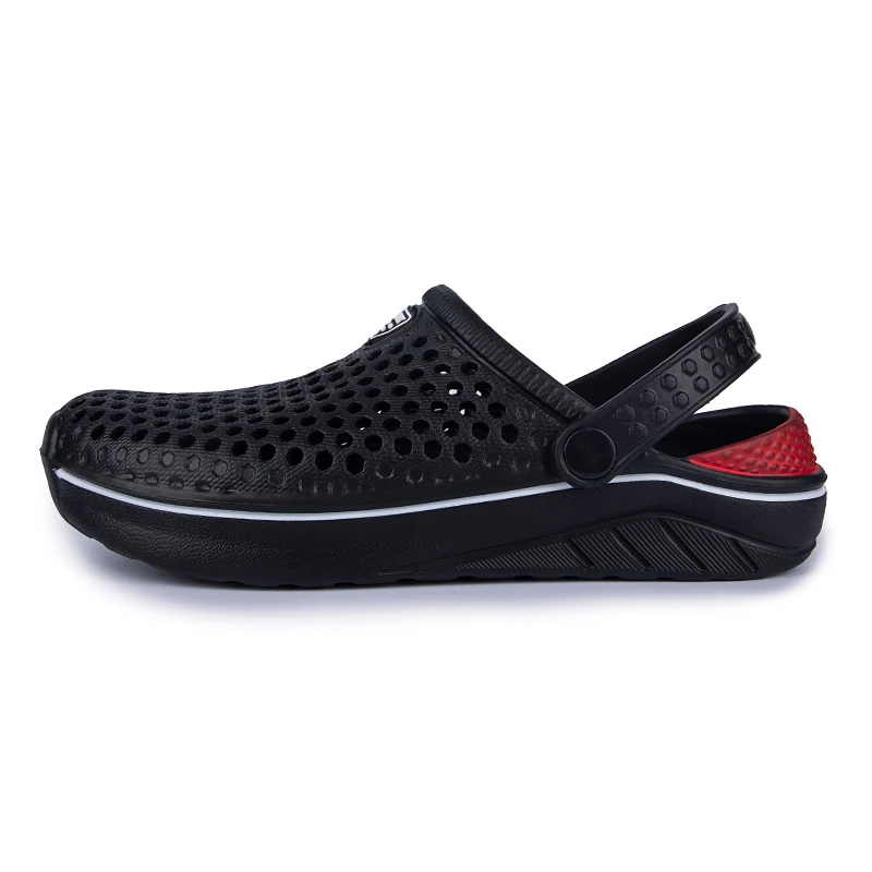 2021 sandali da uomo scarpe da uomo con foro per LiteRide zoccoli in gomma per uomo EVA scarpe da giardino Unisex pantofole Cool Black Adulto Cholas