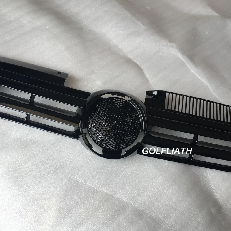 GOLFLIATH ABS glossy black Center Grille front bumper grill For Volkswagen V W Golf 6 MK6 GT I R20