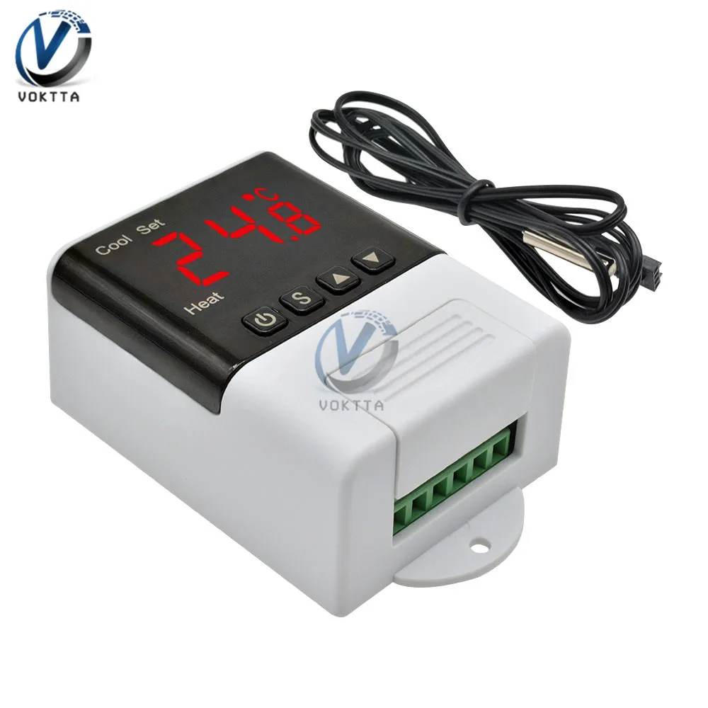 DTC1200 AC 110V 220V Thermostat Temperature Controller Electronic Digital Thermoregulator for Aquarium Fish Tank Incubator