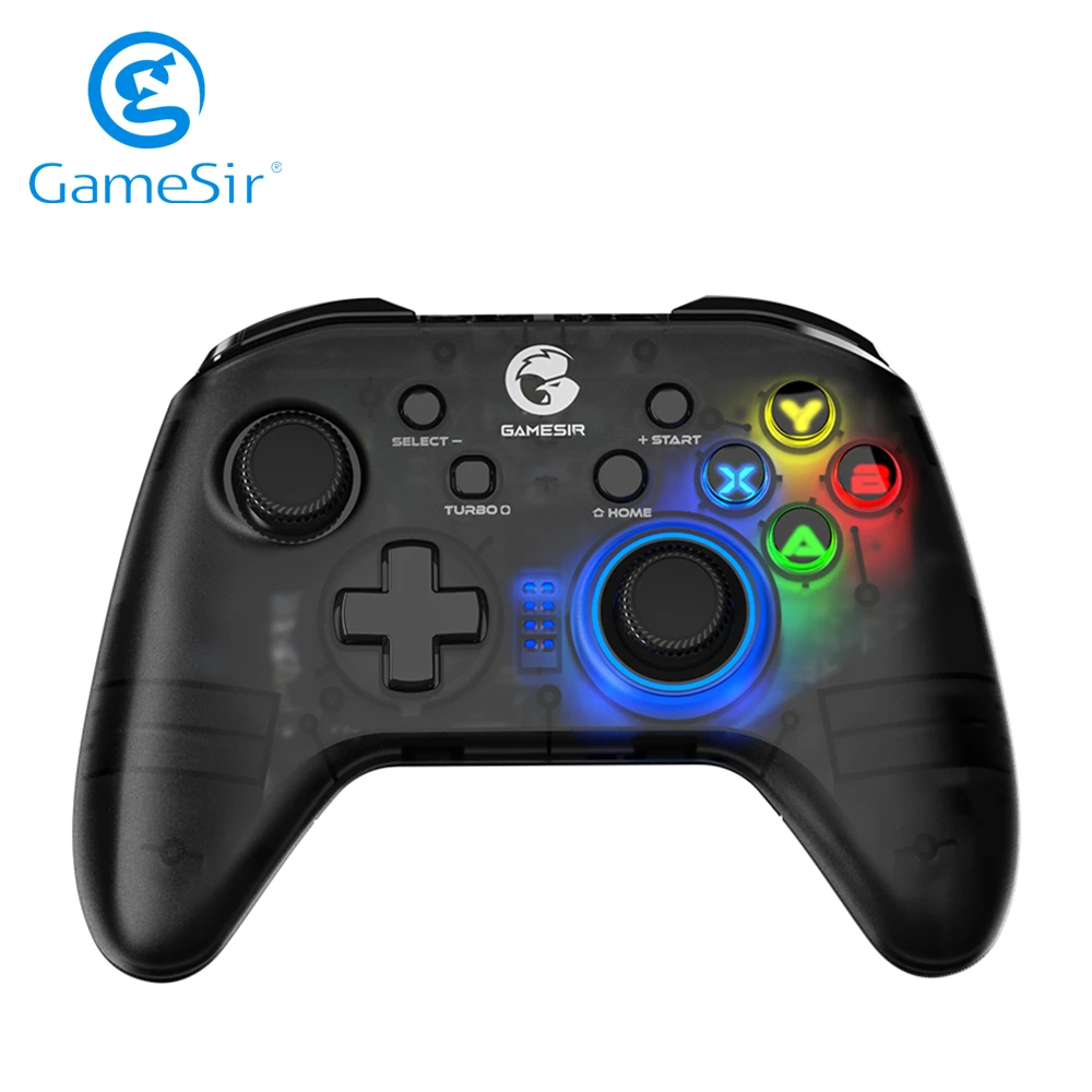GameSir T4 Pro bezprzewodowy kontroler z bluetoothem Gamepad z 6-axis Gyro, ma zastosowanie dla Nintendo przełącznik Android iOS systemu macOS komputer z systemem Windows