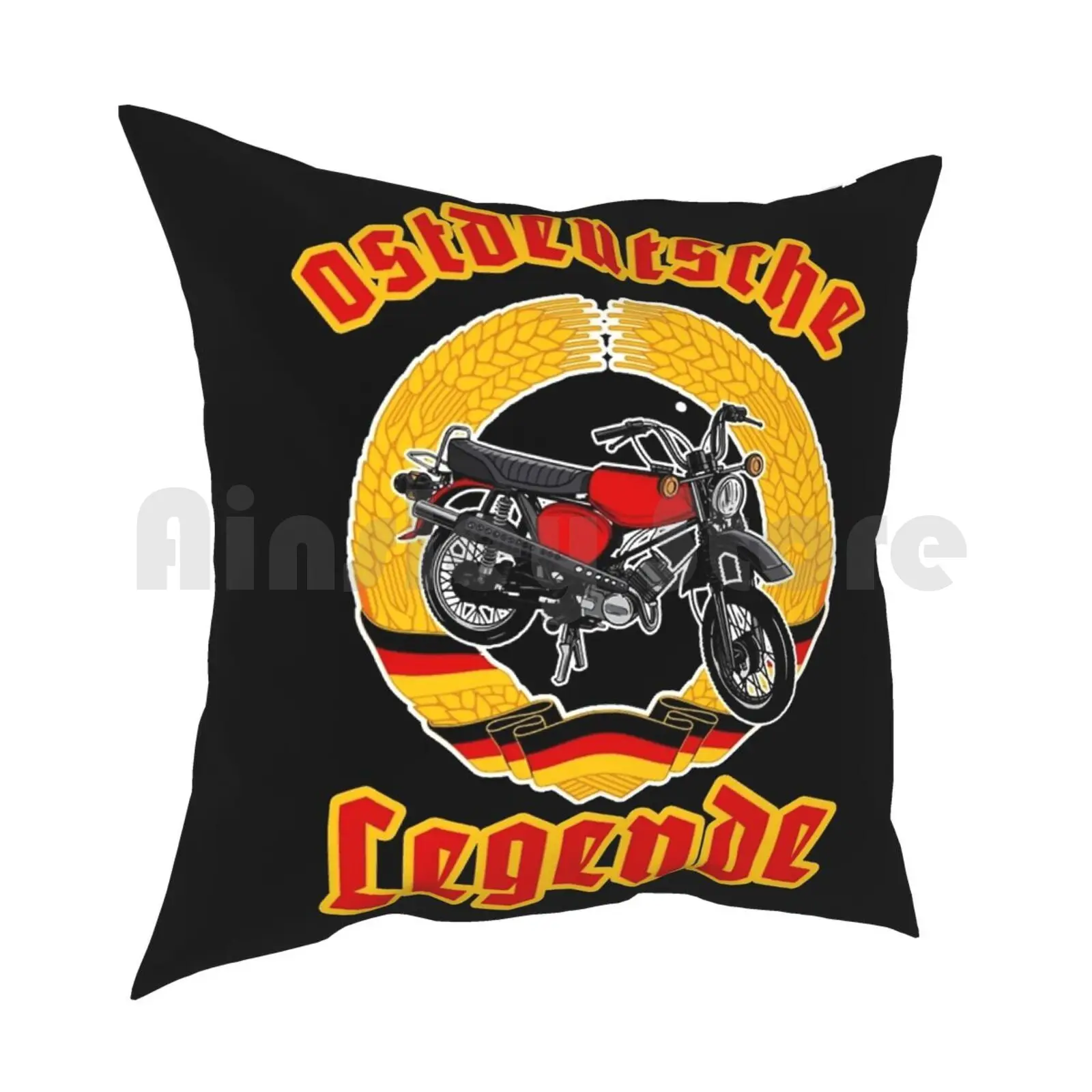 Ddr Gift East Moped Men Moped Outfit Pillow Case Printed Home Soft DIY Pillow cover Moped Simme Oldtimer Tuning