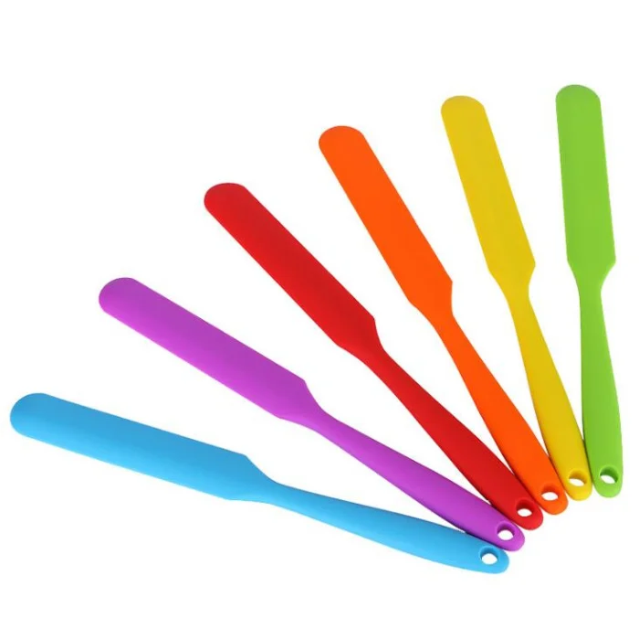 1pc silicone Hair dye Brush Salon Barber Hair color scraper colorful Hairdressing comb styling tools