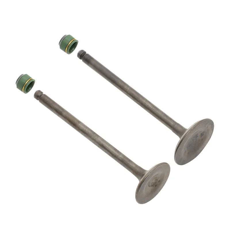 2PCS For Suzuki GN125 GZ125 GS125 DR125 Valves Intake Exhaust Valves Engine Cylinder Valves