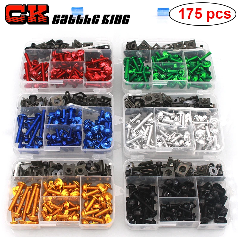 

For Vespa Gts 300 Gts300 for Honda Cb650r Cbr650r for Yamaha R6 R7 Motorcycle Fairing Bolts Kit Bodywork Screws Nut Accessories