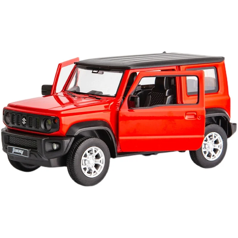 1:26 Suzuki JIMNY 2018 SUV Alloy Car Toy Car Metal Collection Model Car Sound and light Toys For Children