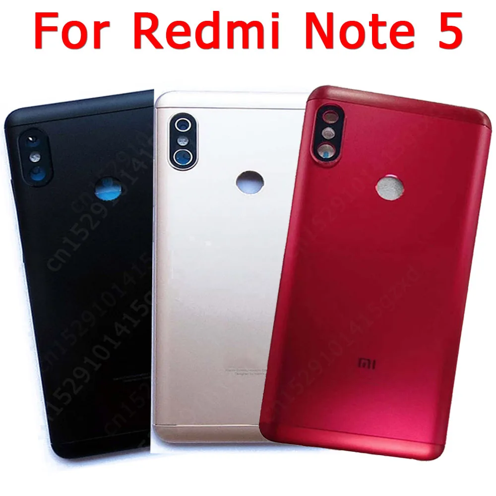 Back Battery Cover for Xiaomi Redmi Note 5 rear housing cover case with adhensive replacement repair spare parts