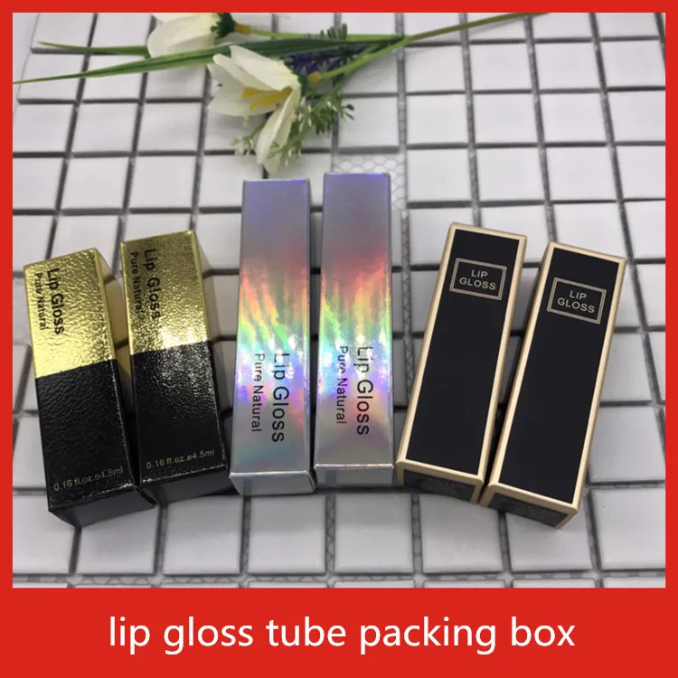 

50pcs 2.3*2.3*10.7cm 2.5*2.5*8.5cm Empty Lip Gloss Packing Box,DIY Packing Paper Box For Lip Gloss Tube,Coloured Packing Box