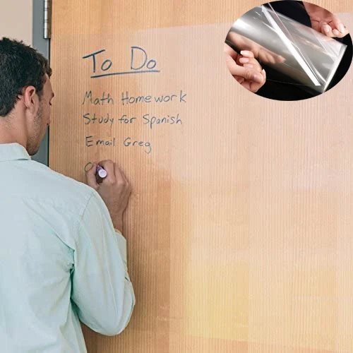 

Самоклеящаяся прозрачная пленка А4, доска для письма, доска для сухого стирания, доска для стен, стекла, стола, прозрачная доска для объявлений, настенная доска, палочка