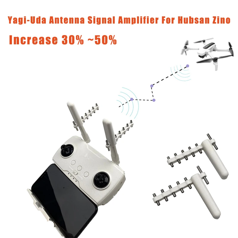 Per Hubsan Zino H117S Zino 1 2 telecomando migliora il ripetitore del segnale Yagi-Uda Antenna 5.8Ghz amplificatore di segnale Range Extender