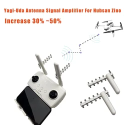 Per Hubsan Zino H117S Zino 1 2 telecomando migliora il ripetitore del segnale Yagi-Uda Antenna 5.8Ghz amplificatore di segnale Range Extender