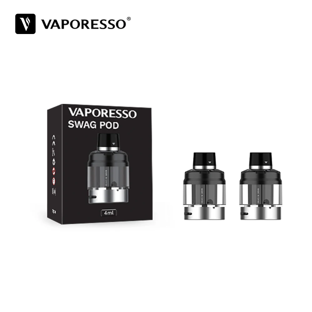 Cartuccia Pod originale Vaporesso Swag PX80 4ml adatta con bobina a rete GTX per Kit Swag PX80 Vaping sostituzione sigaretta elettronica