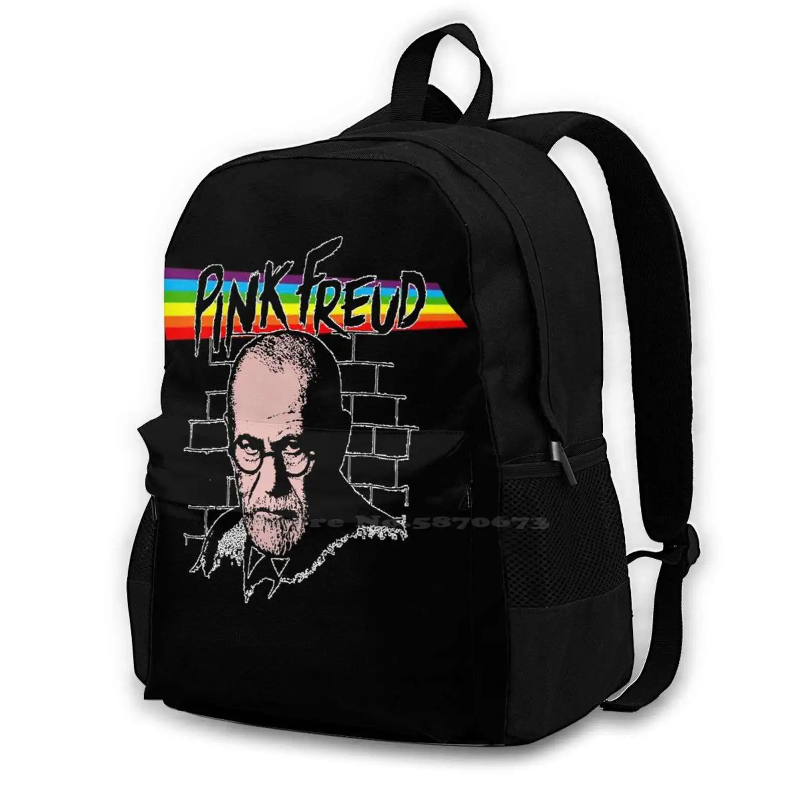 

Monster Of Jazz Pattern Design Bag Student'S Backpack Monster Jazz Plays Autechre Horse Power Horse And Power Zawijasy Band