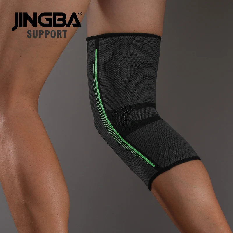 JINGBA SUPPORT Sport Fitness knee brace support Protective gear knee pads Elastic Basketball knee protector Volleyball joelheira