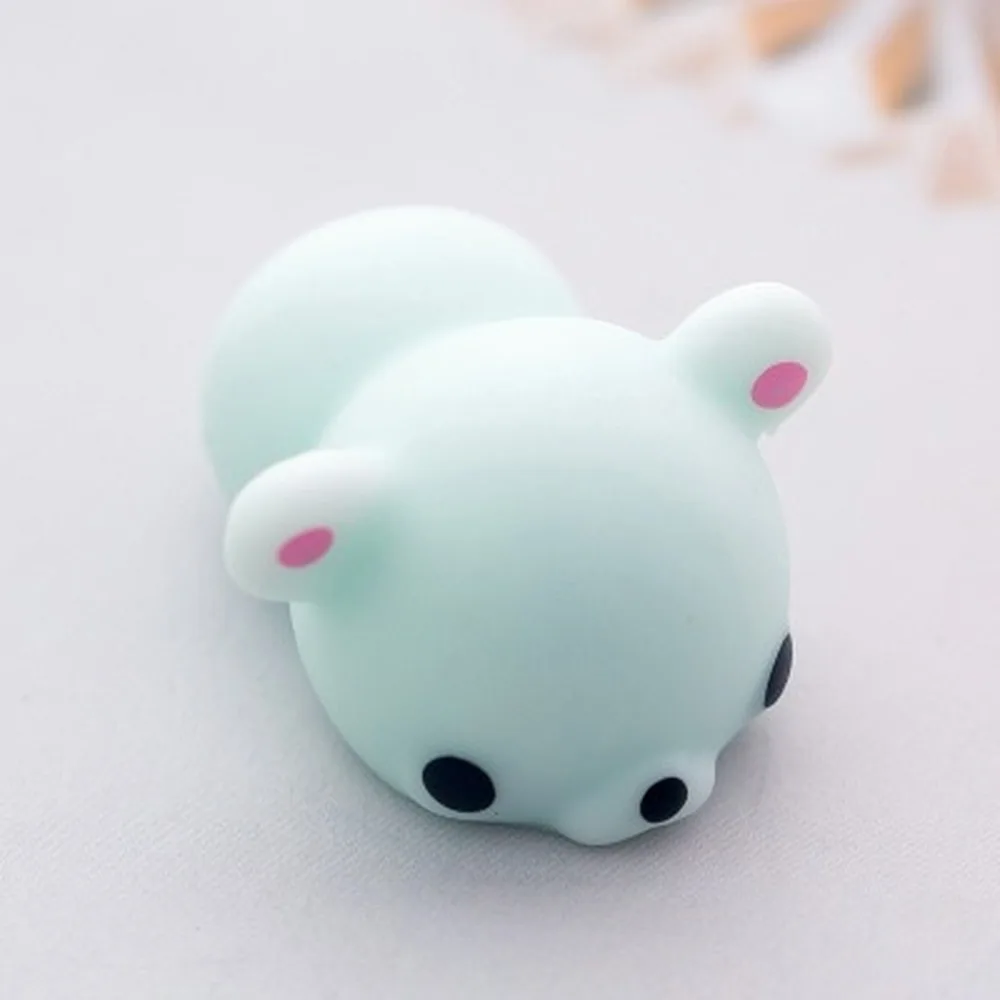 Mini brinquedo de espuma macia fofo de panda perfumado mochi com retorno lento brinquedos de apertar elásticos de desenhos animados presente de brinquedo de alívio do estresse