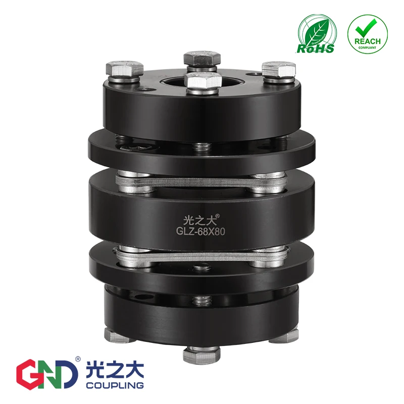 

Couples GLZ 45# Double Diaphragm Expansion Sleeve Series Shaft Coupling GLZ-56X80