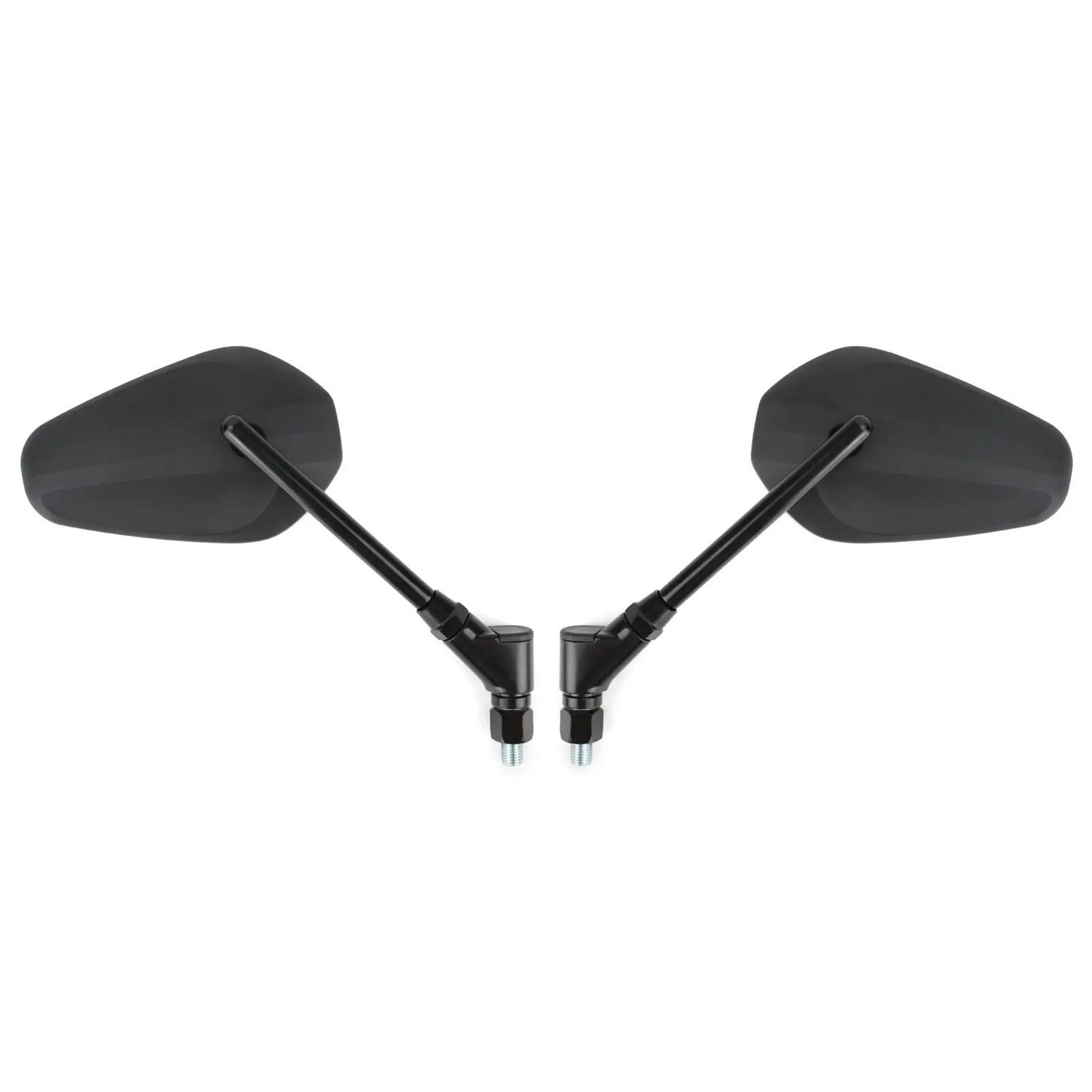 Artudatech UNIVERSAL Pair M10 10mm Rearview Mirrors for Motorcycle Scooter SportBike