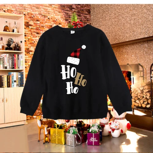 New Year Family Christmas Sweaters Long Sleeve Warm Costume Christmas Party Father Son Clothing Mother Daughter Couple Outfits