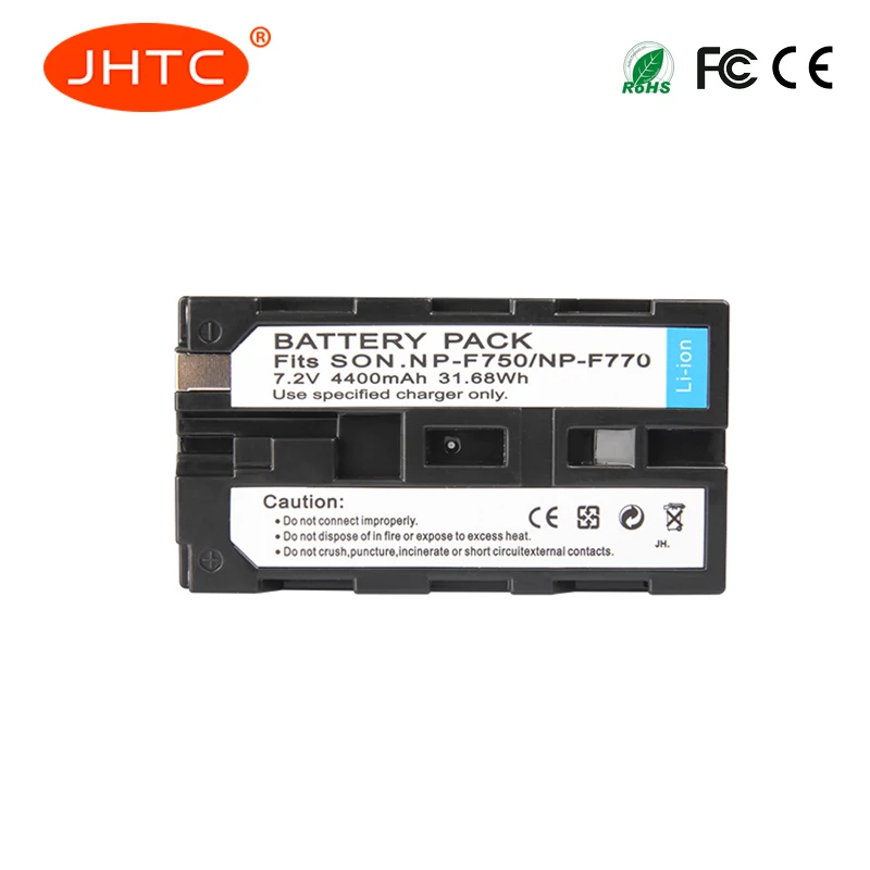 Batteria NP F750 NP-F770 F730 F770 per Sony NP F960 F970 NP-F770 F550 CCD-TRV58 TRV110K TRV26E V1J z1 TRV36 TR917 4400mAh