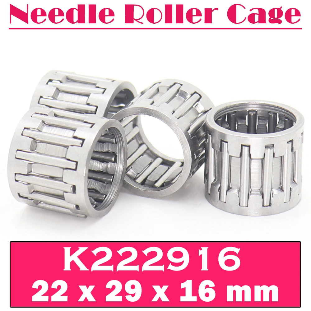 

K222916 Bearing ( 10 PCS ) 22*29*16 mm Radial Needle Roller and Cage Assemblies K222916 19244/22 Bearings K22x29x16