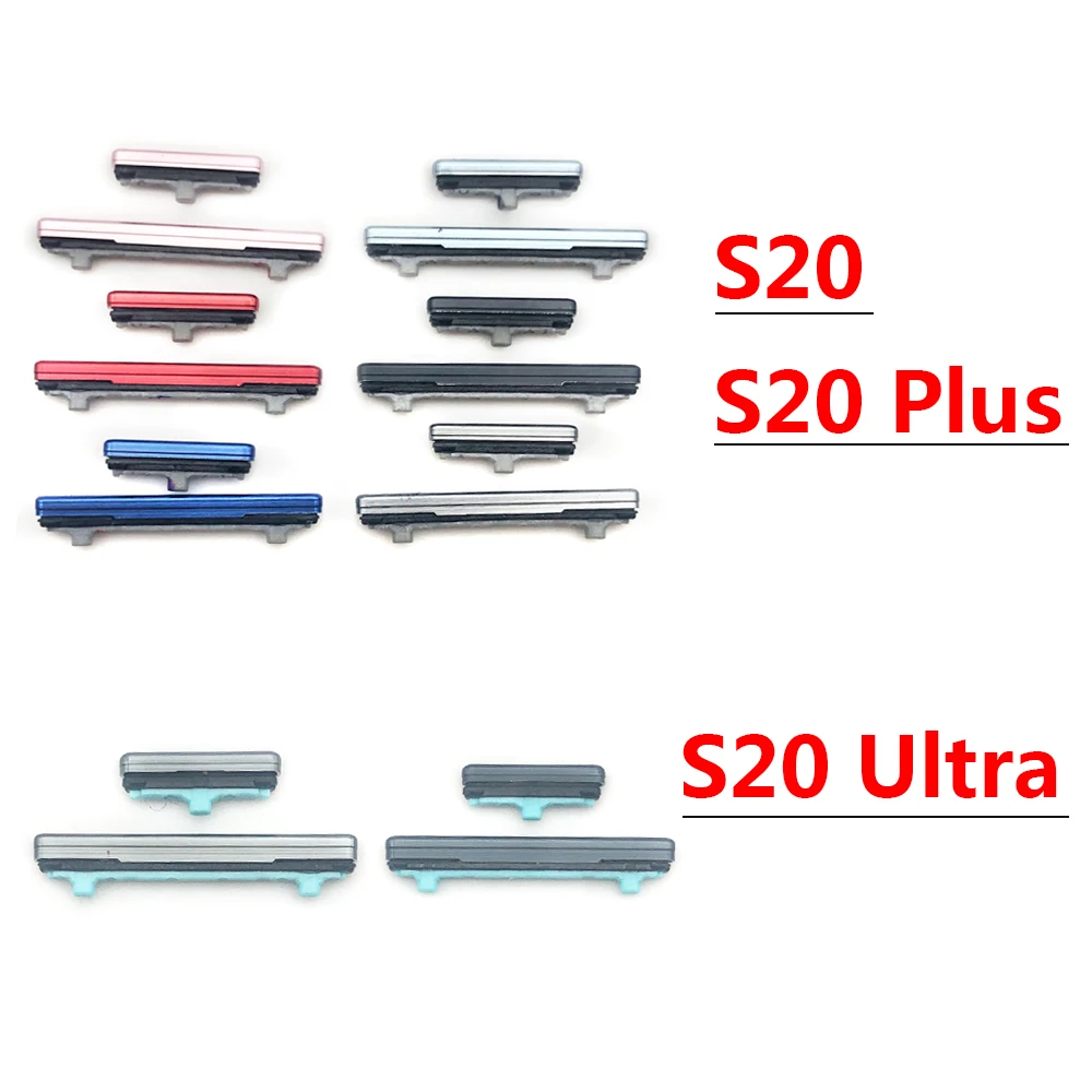 New For Samsung  S20 / S20 Plus / S20 Ultra / S20 Fe Power Volume Side Button Key External Plastic Button