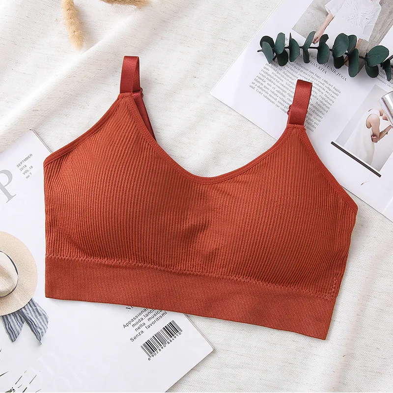 Women Bras Breathable Sports Bra Anti-sweat Shockproof Padded Sports Bra Yoga Top Athletic Gym Running Fitness Workout Sport Top