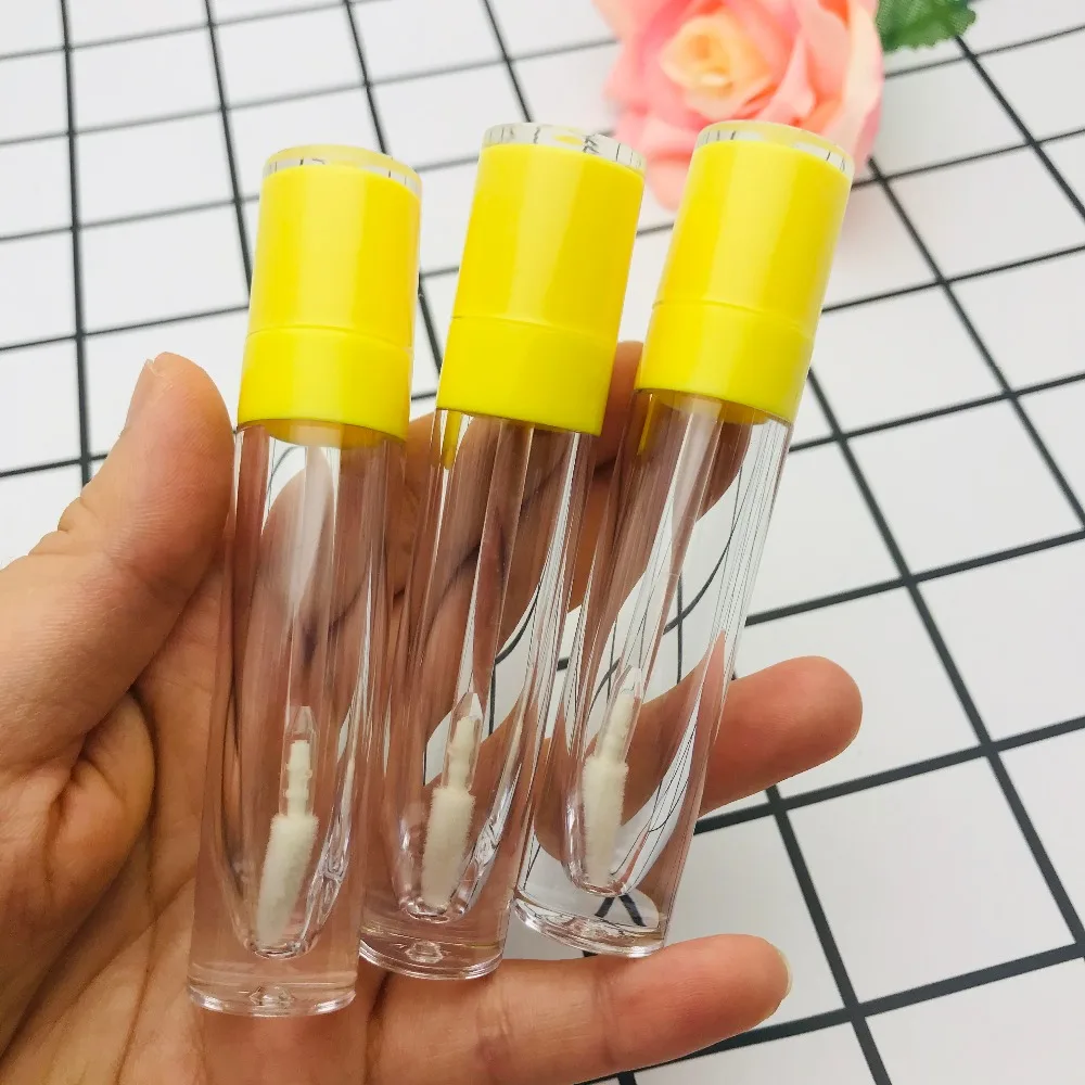 Großhandel 5ml Leere Lipgloss-Tuben mit Baby-Pink-Kappe AS Lipglaze-Behälter Verpackungsflasche Lippenstift Make-up – Detail 28