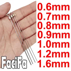 20 pcs Hard Steel Wire Long Pole Fishing Swivel Stainless Steel + Brass Barrel Rolling Connector Fishing Accessories Tackle