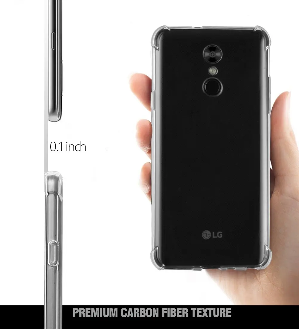 Custodia in TPU di lusso sottile per LG Stylo 6 5 4 per LG Velvet 5G K30 2019 K20 V40 ThinQ G8 X G7 custodie in silicone morbido trasparente