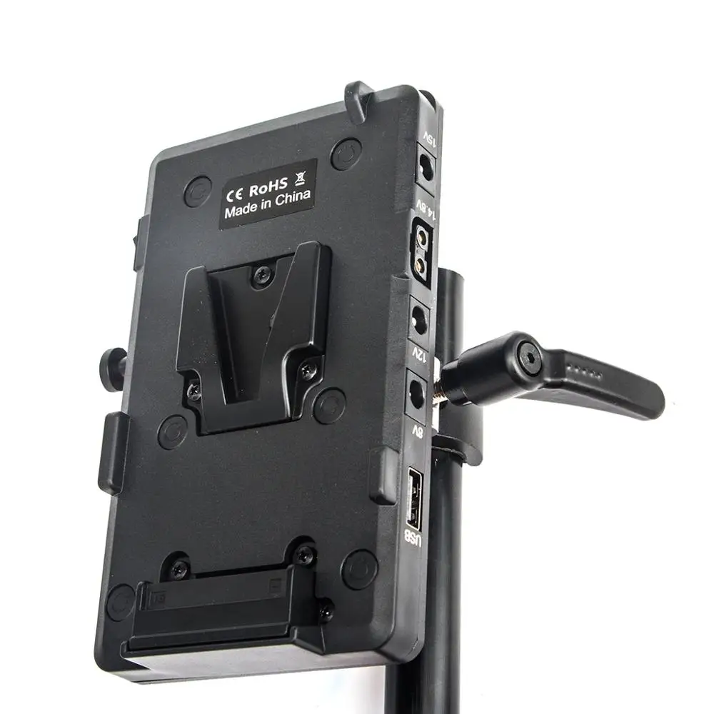 FOTGA V-Mount Power Supply Systerm Battery Plate Adapter V-Lock D-tap Plate for Sony D-Tap DSLR Camera