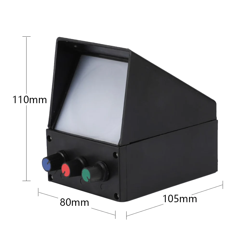 مركب بصري ثلاثي الألوان RGB بصريات سطوع قابلة للتعديل عرض تعليمي تجربة الفيزياء أداة تعليمية