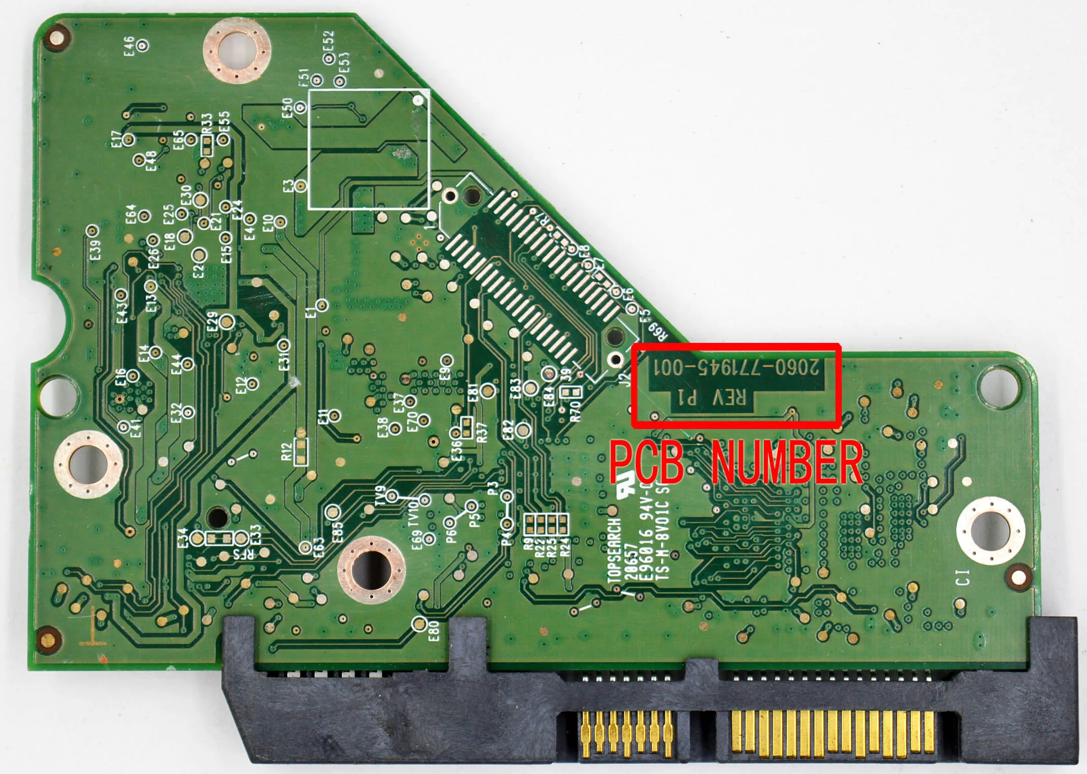 لوحة منطقية HDD PCB, 2060-771945-001 REV A ، 2060-771945-001 REV P1 ، 2060 771945 001 /771945-101,771945-E01,771945-601,771945-F01