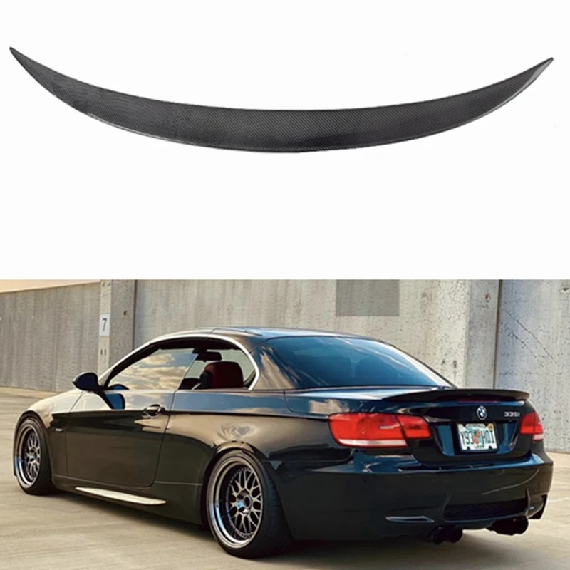 

P style For BMW E93 3 Series Spoiler 2006-2013 2 Door E93 Real carbon fiber Rear Wing Spoiler