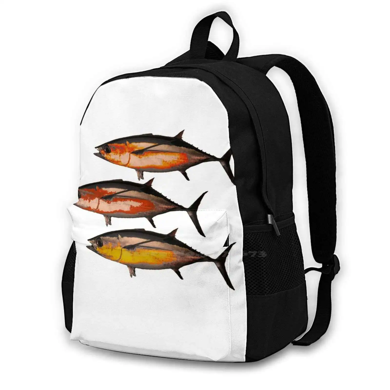 The Elite Backpacks For School Teenagers Girls Travel Bags Skipjack Tuna Amberjack Tuna Great Trevally Marlin Sailfish Mahi