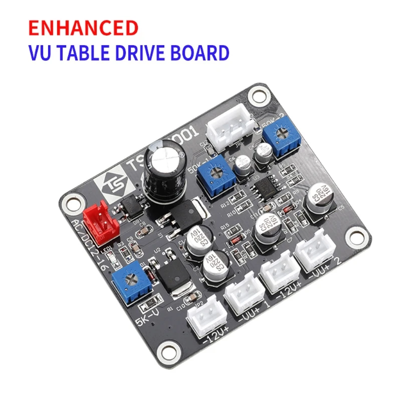 

1set Pointer VU Meter TN-90A+ Driver Board Pre-stage DB W/Backlight Power Amplifier Board TS-DBP90B-2Q 649A