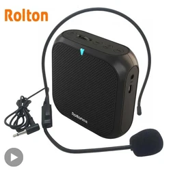 Amplificador de Audio con sonido de voz, megáfono de tienda de megáfono, altavoz portátil con micrófono con cable, megafono para profesores