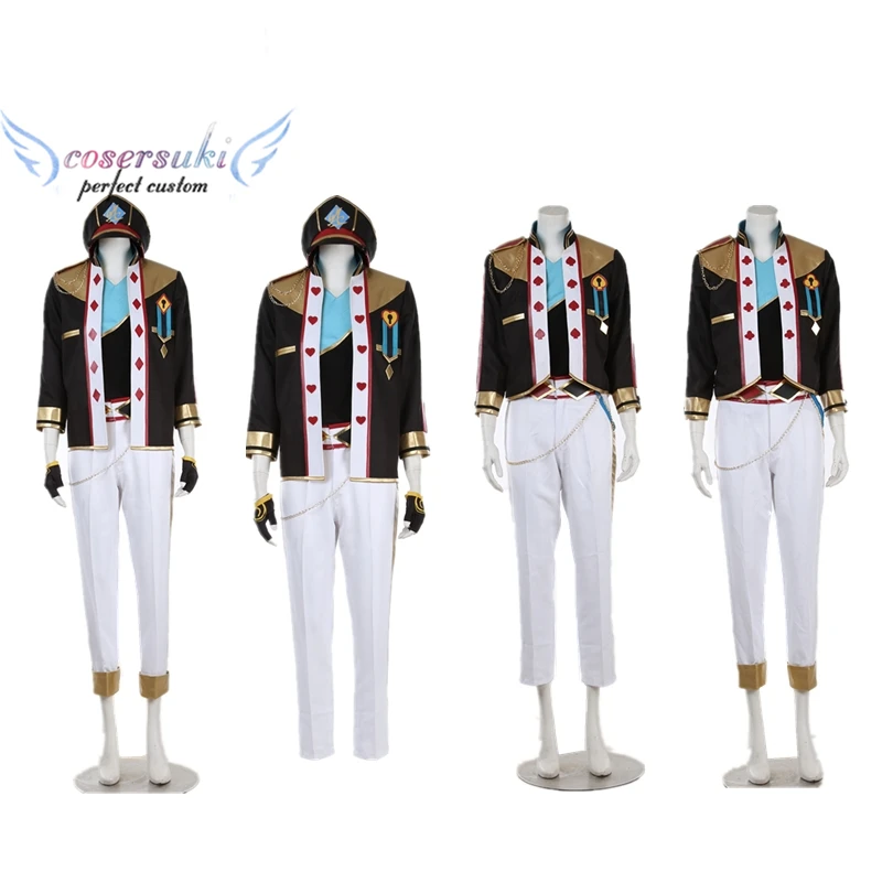 

Ensemble Stars ALKALOID Amagi Hiiro Shiratori Aira Kazehaya Tatsumi Ayase Mayoi Cosplay Costume Halloween Christmas Outfit