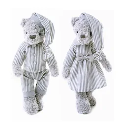 Soft Plush Bear Toys and Rabbit Toys Stuffed Animals Sleeping Mate and Comfort Dolls High Quality Kids Gift