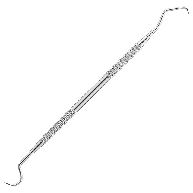 Dental Periodontal Probe Explorer 1 5 PCS Podwójne końce ze stali nierdzewnej Skrobak dentystyczny Narzędzie do usuwania plam z zębów