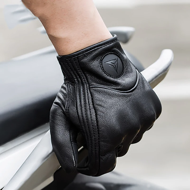 Motorcycle Gloves Winter&Summer Motocross Protective Gear Touch Screen Gloves Real Leather For BMW HONDA R1200GS R1250GS F900XR